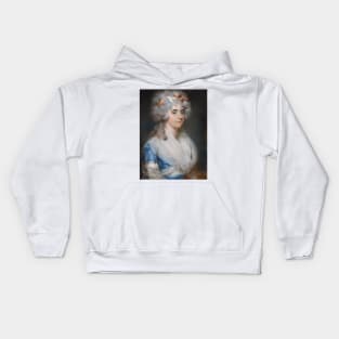 Portrait of Mrs George Turnor by John Russell Kids Hoodie